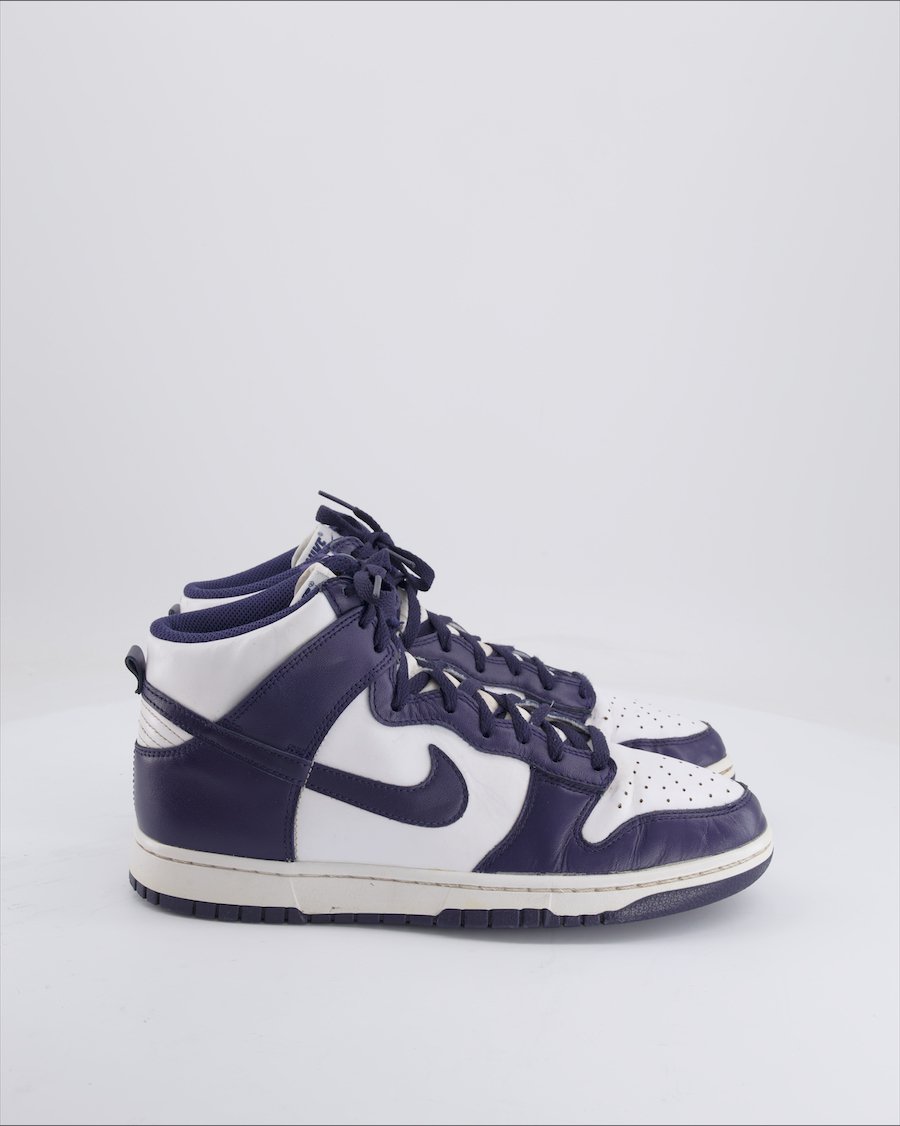 Nike Dunk Trainers Leather Blue EU 43