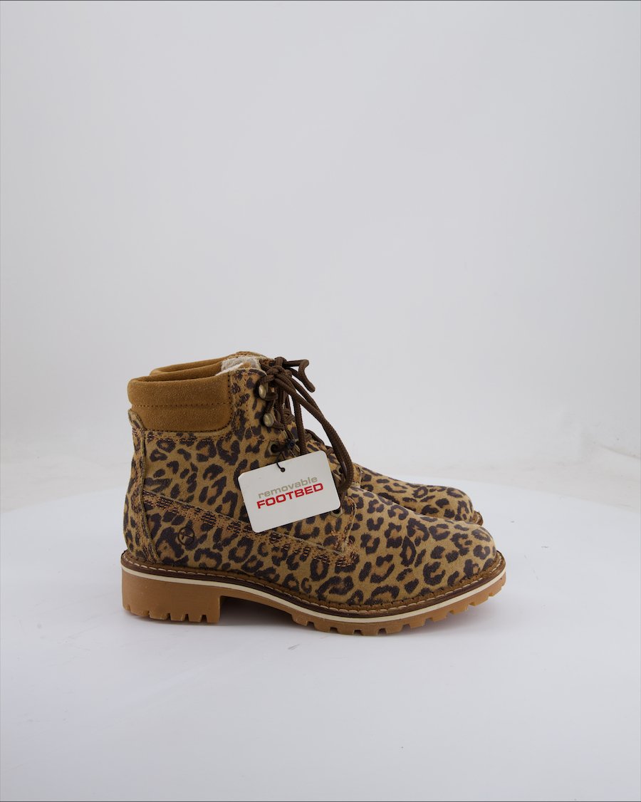 Tamaris Ankle Boots Cloth Brown Eu 38