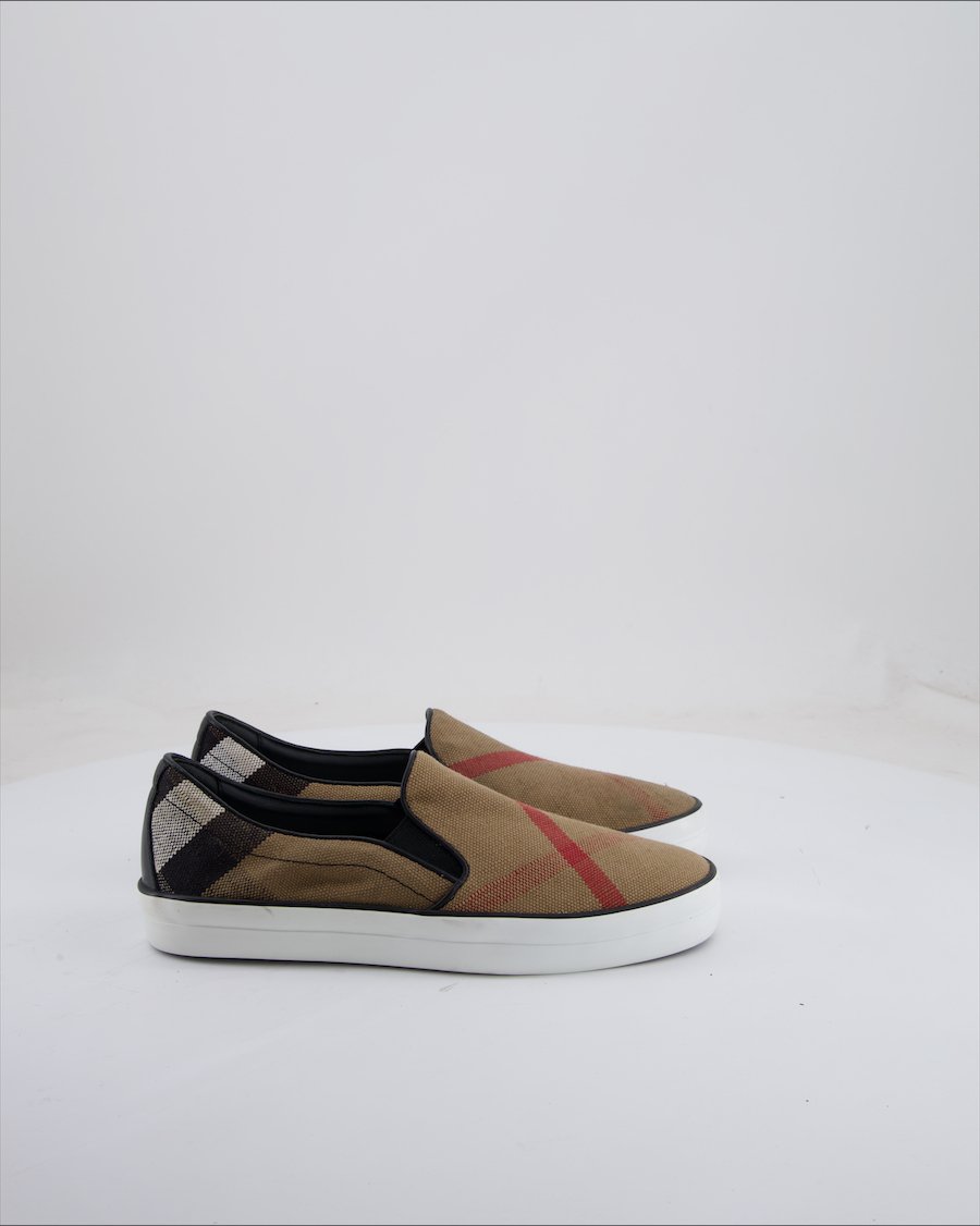 Burberry Flats Cloth Brown Eu 37.5