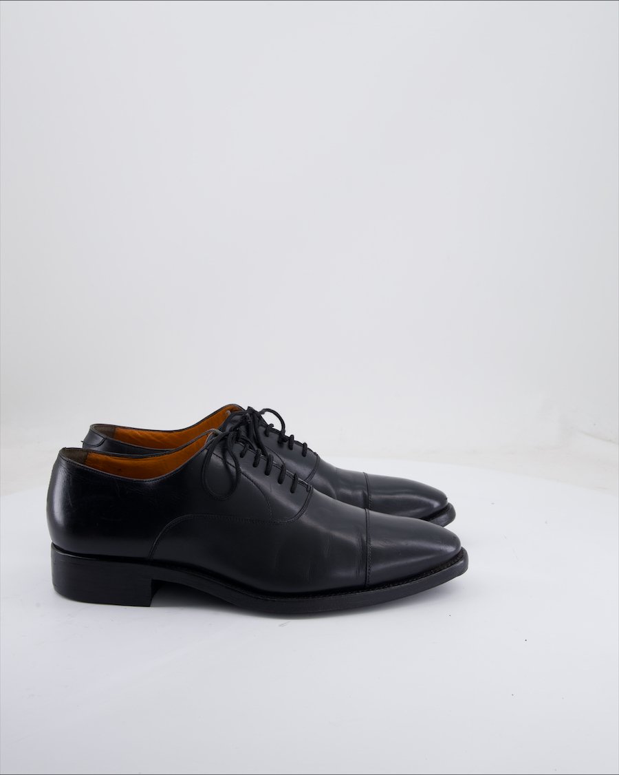 Sergio Rossi Lace Ups Leather Black Eu 42.5