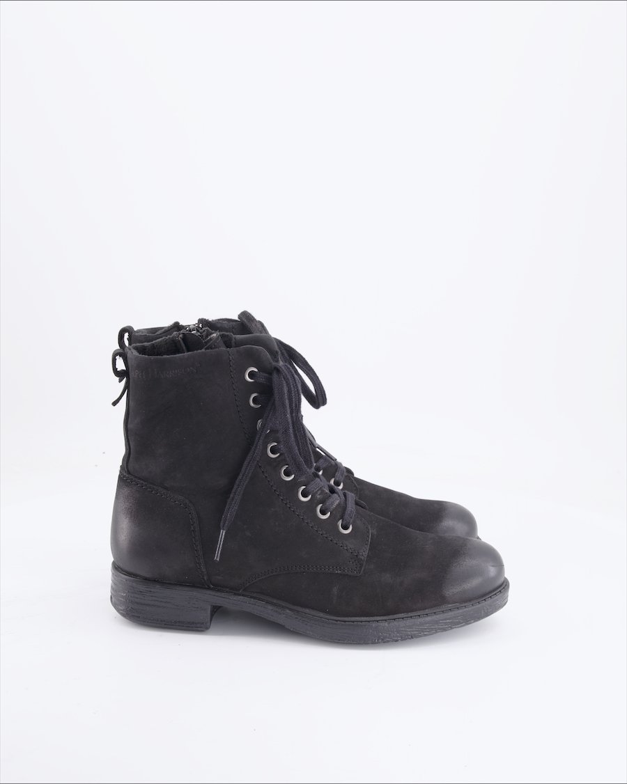 Unbranded Ankle Boots Leather Black Eu 38