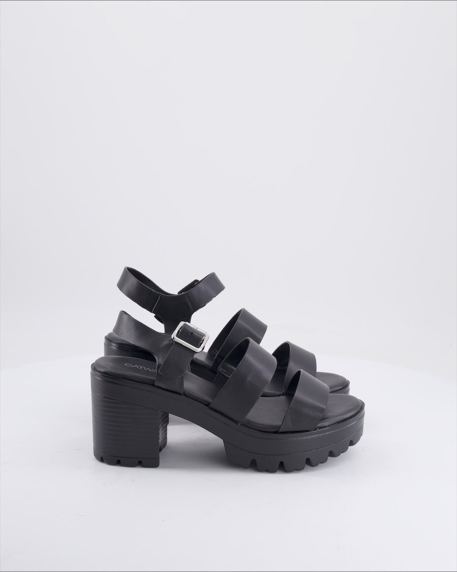 Catwalk Sandals Leather Black Eu 38