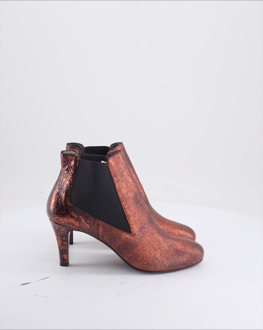 Navyboot Ankle Boots Leather Red EU 39