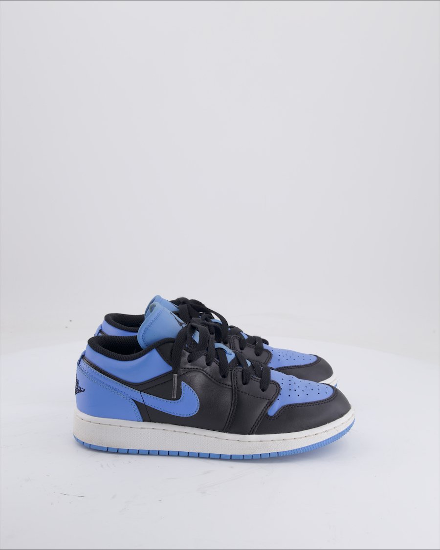 Jordan 1 Low Trainers Leather Blue EU 38