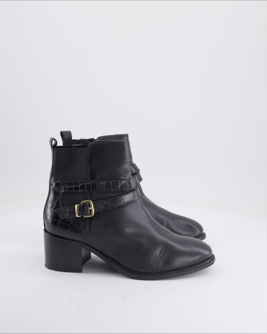 Dune Ankle Boots Leather Black Eu 39