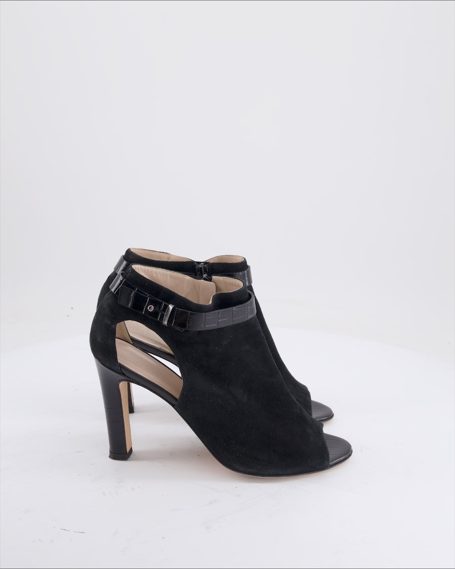 Navyboot Heels Suede Black Eu 40