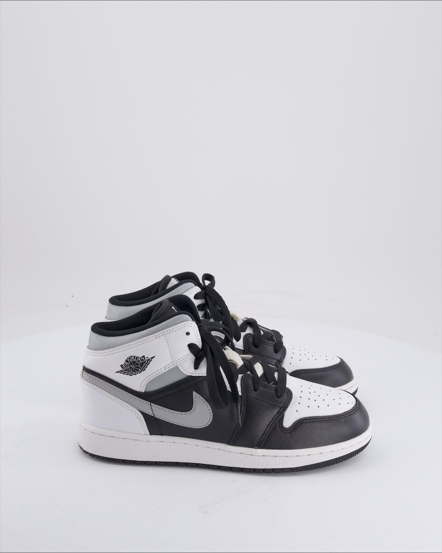 Air Jordan 1 Mid Trainers Leather Black Eu 39