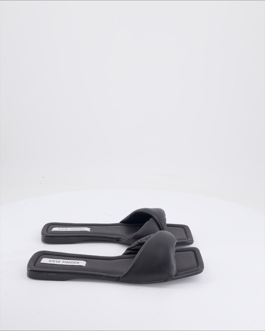 Steve Madden Sandals Leather Black Eu 40