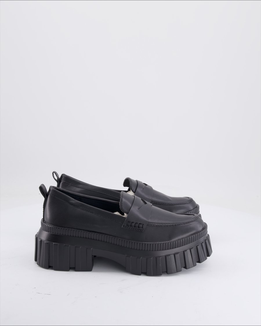 Stradivarius Flats Polyurethane Black Eu 36