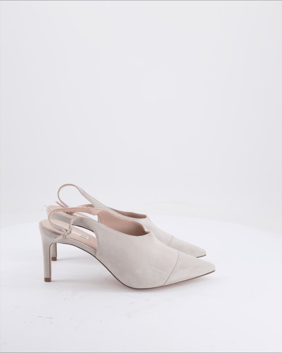 H&M Heels Suede Grey Eu 39