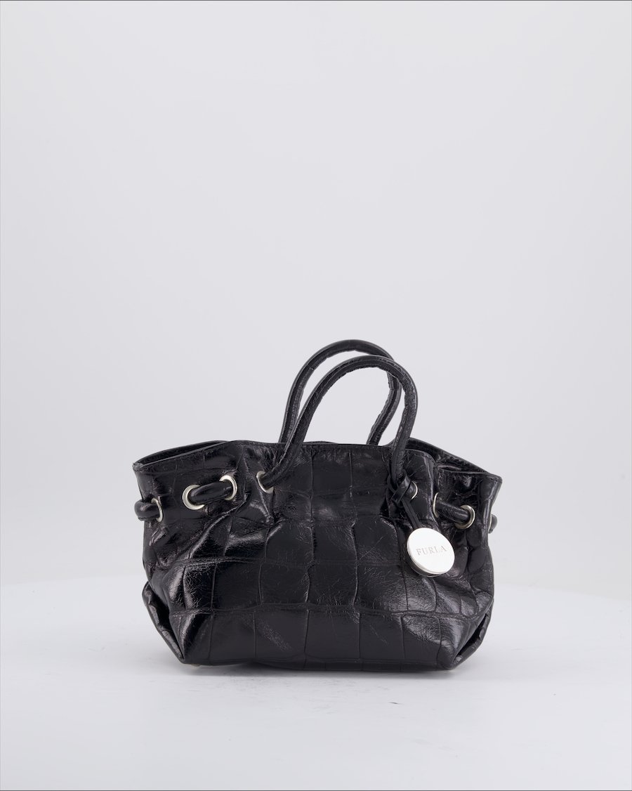 Furla Handbags Leather Black