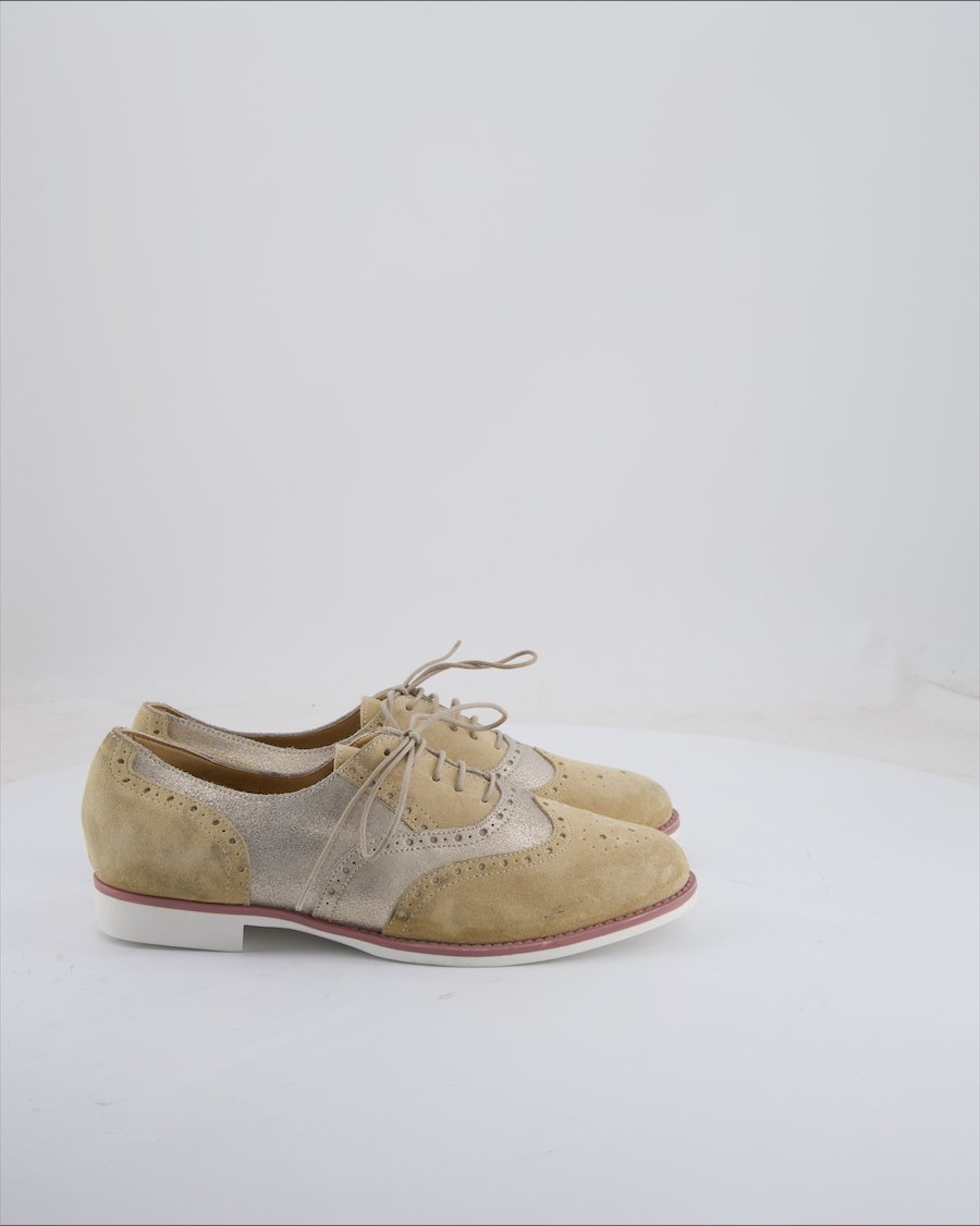 Maddison Lace Ups Cloth Beige Eu 40