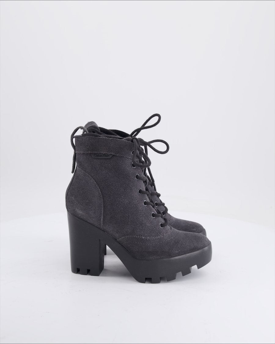 Calvin Klein Ankle Boots Suede Anthracite Eu 35