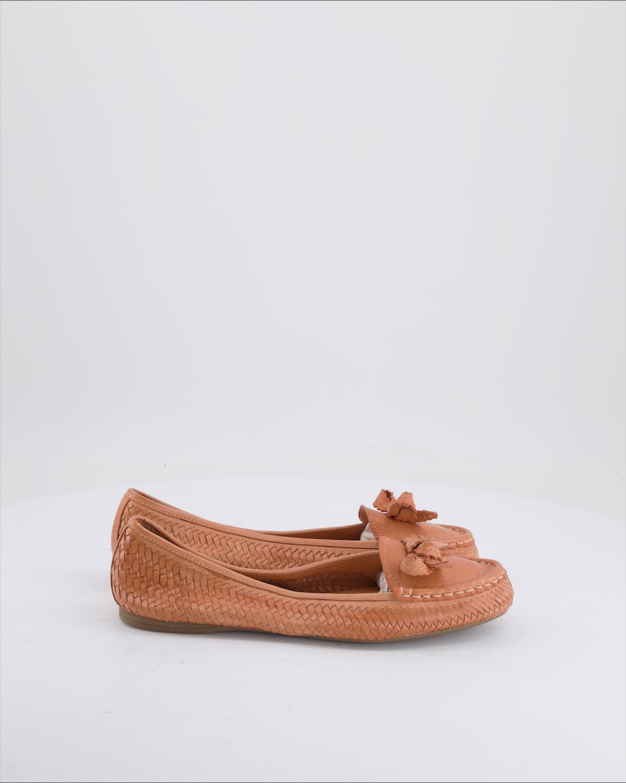 Geox Ballet Flats Leather Camel Eu 38