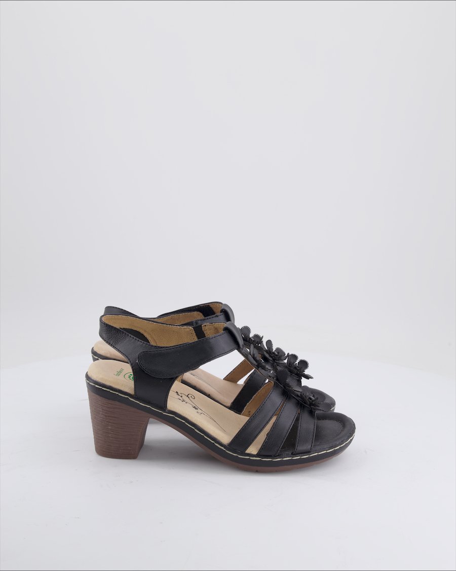 Footflexx Sandals Leather Black Eu 38