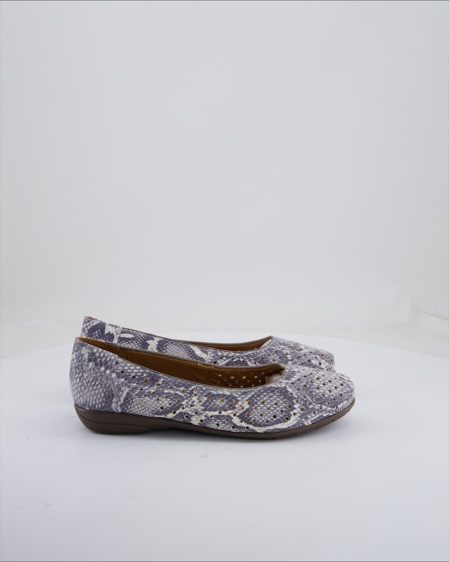 Ara Ballet Flats Leather Grey Eu 41.5
