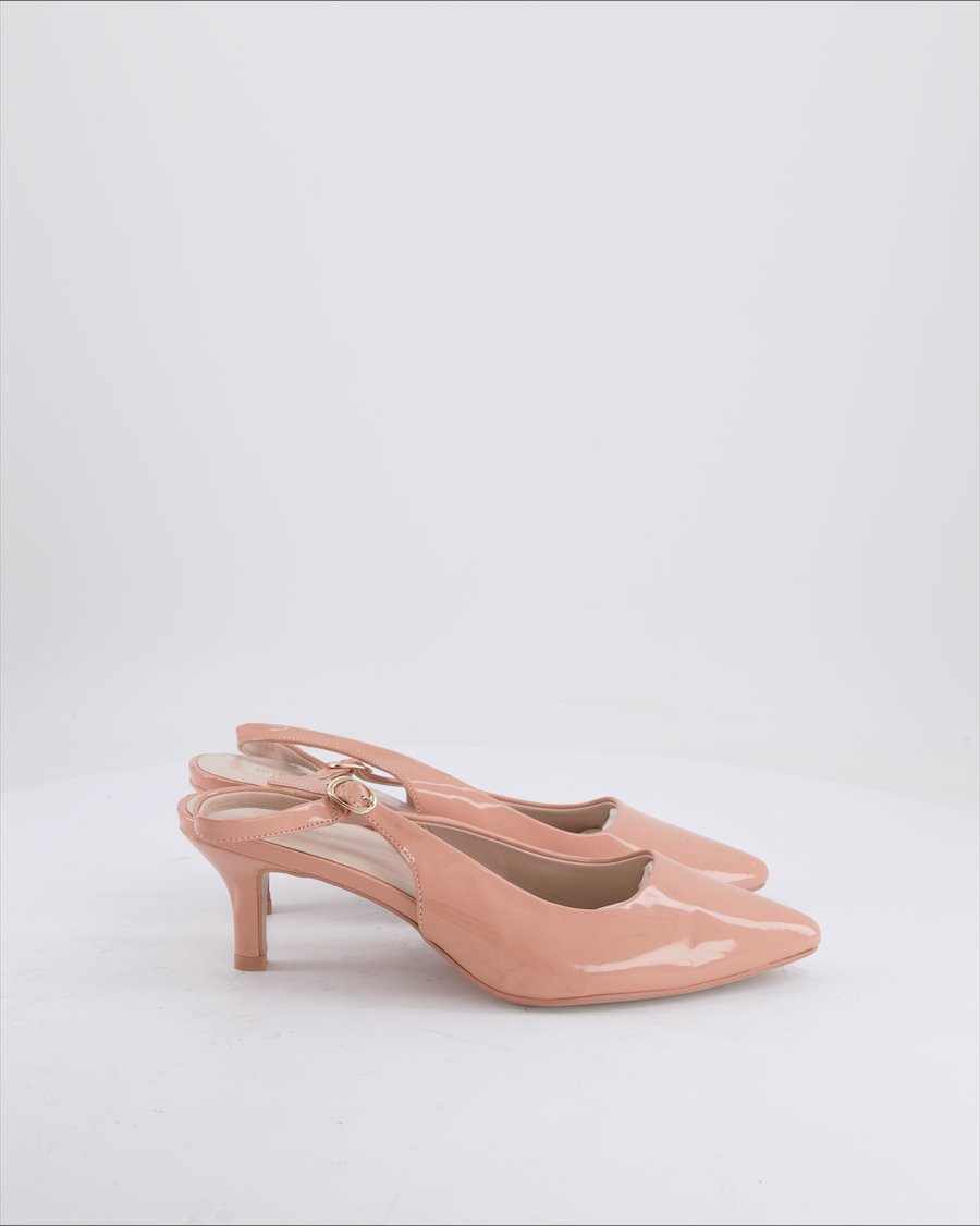Graceland Heels Leather Dusty Rose