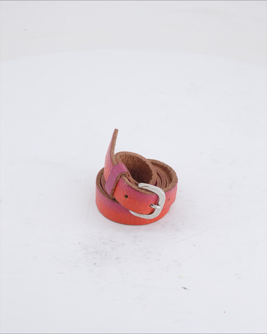 Geox Belt Leather Fuxia