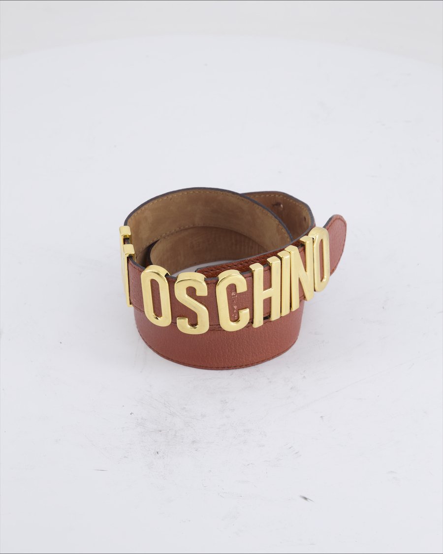 Moschino Belt Leather Brown