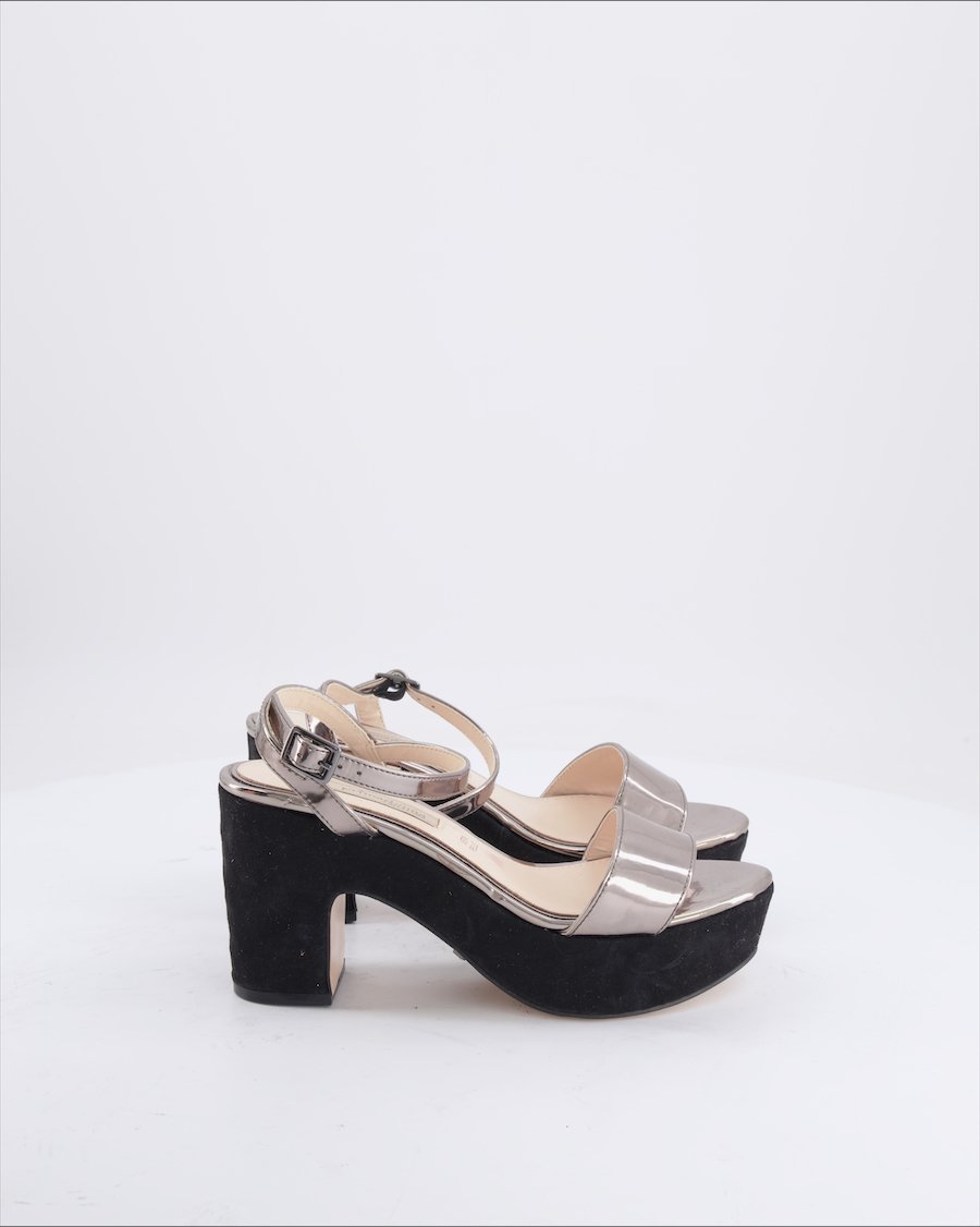 Primadonna Heels Leather Silver Eu 36
