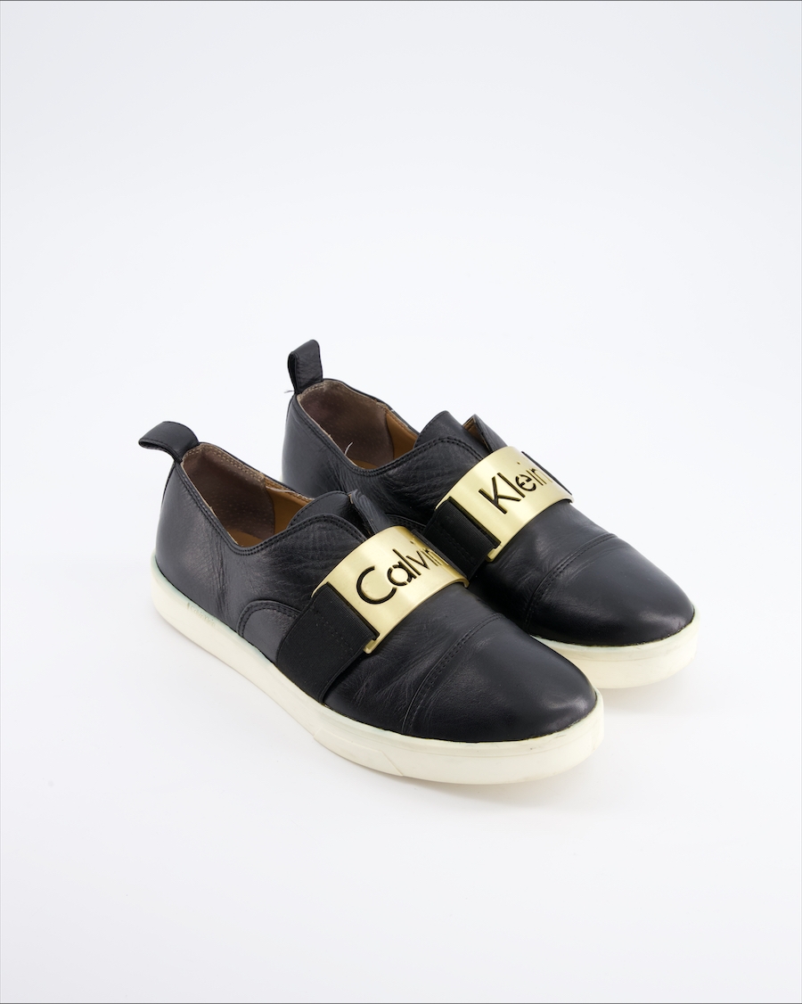 Calvin Klein Trainers Leather Black EU 36