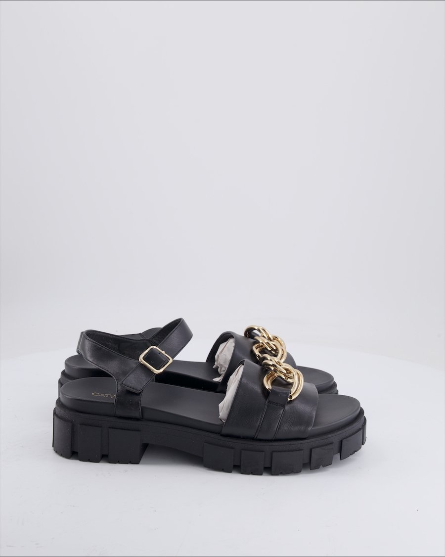 Catwalk Sandals Polyurethane Black Eu 41