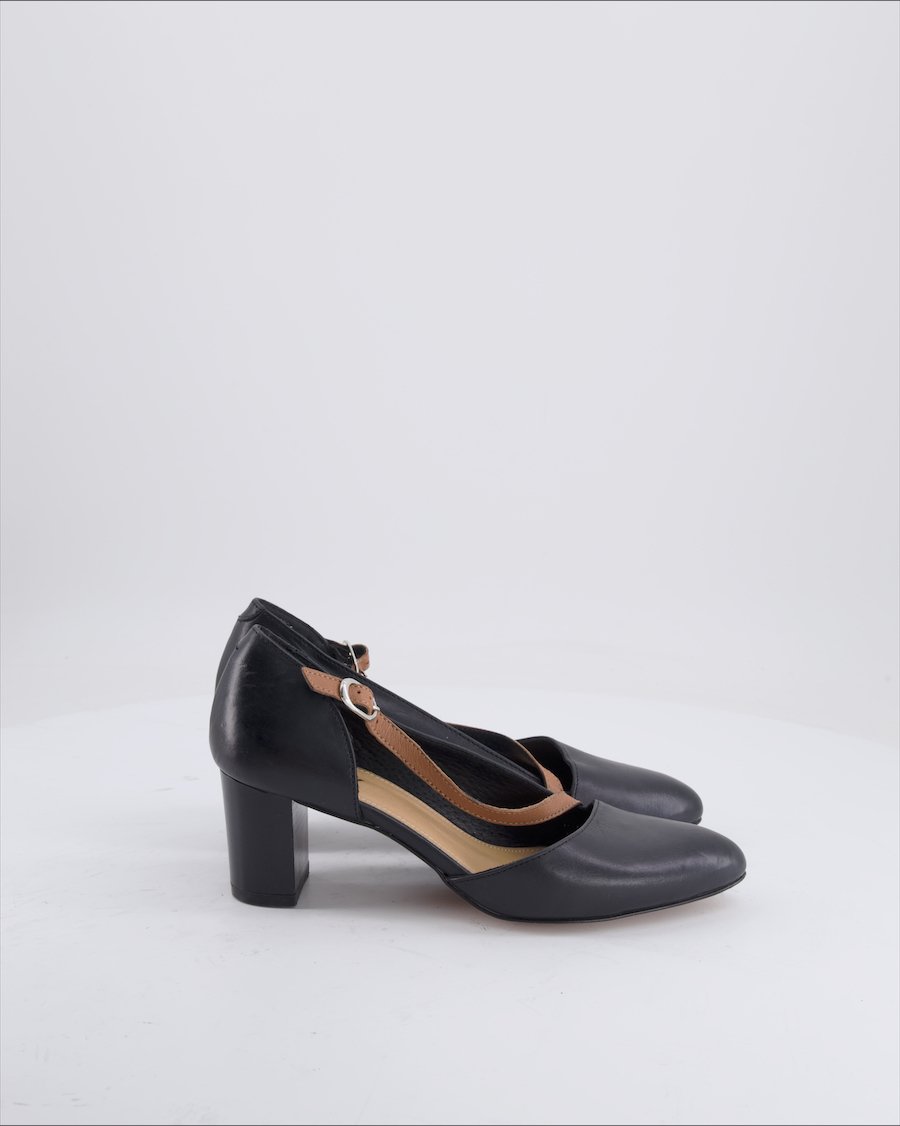 Max Heels Leather Black Eu 37