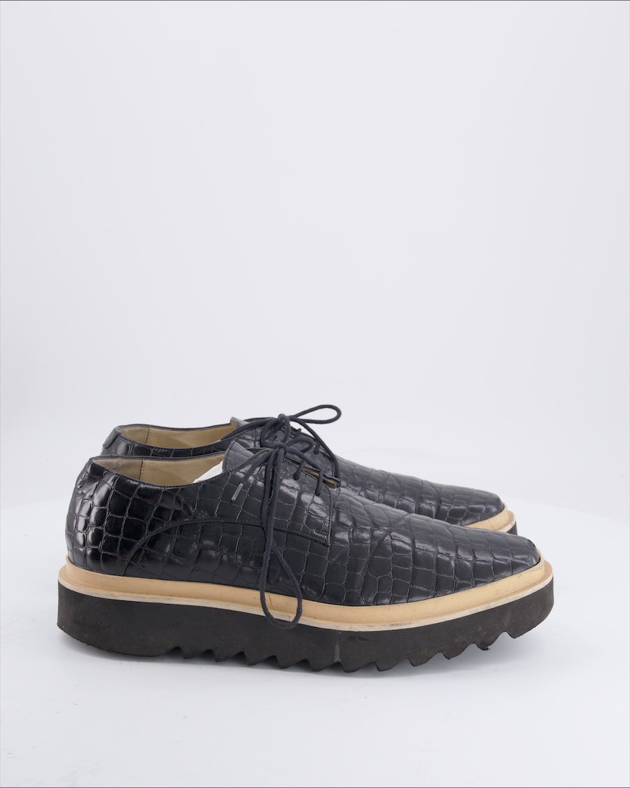 Stella McCarteny Lace Ups Leather Black Eu 42