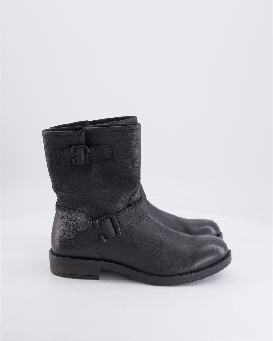 5th Avenue Ankle Boots Leather Black Eu 39