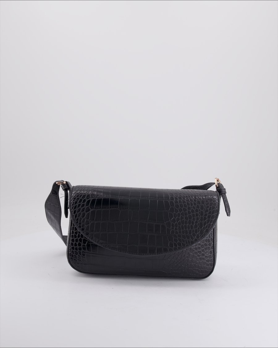 Mango Shoulder bags Leather Black