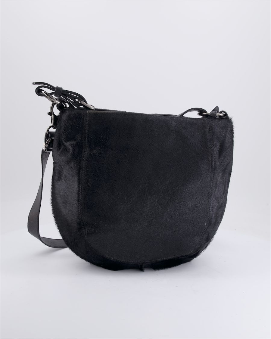 Abro Shoulder bags Faux fur Black