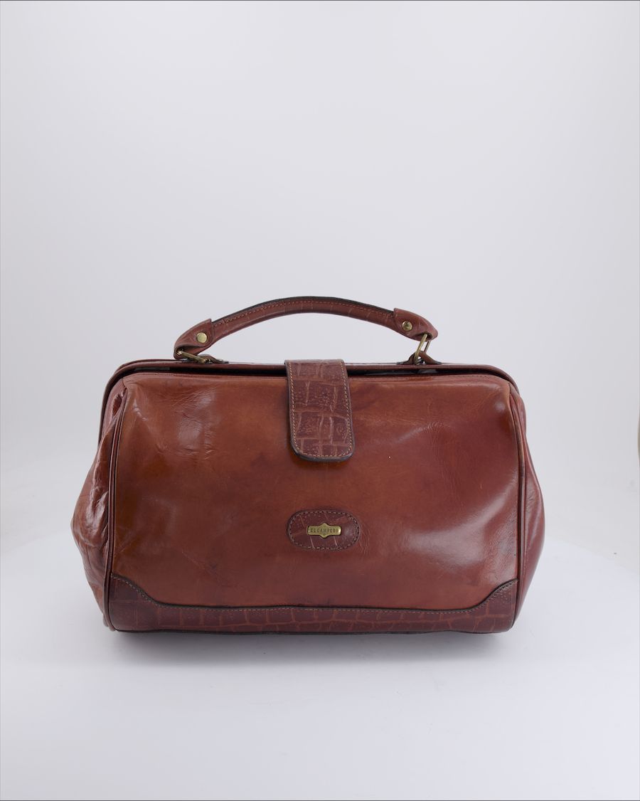 El Campero Handbags Leather Brown