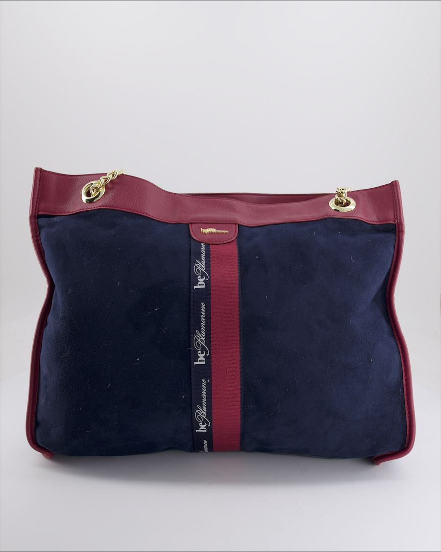 Be Blumarine Shoulder bags Suede Blue