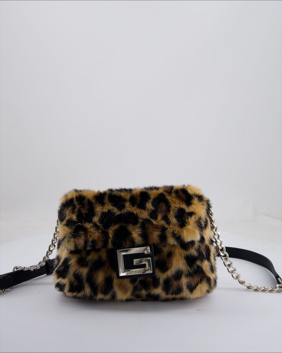 Guess Bags Faux fur Brown