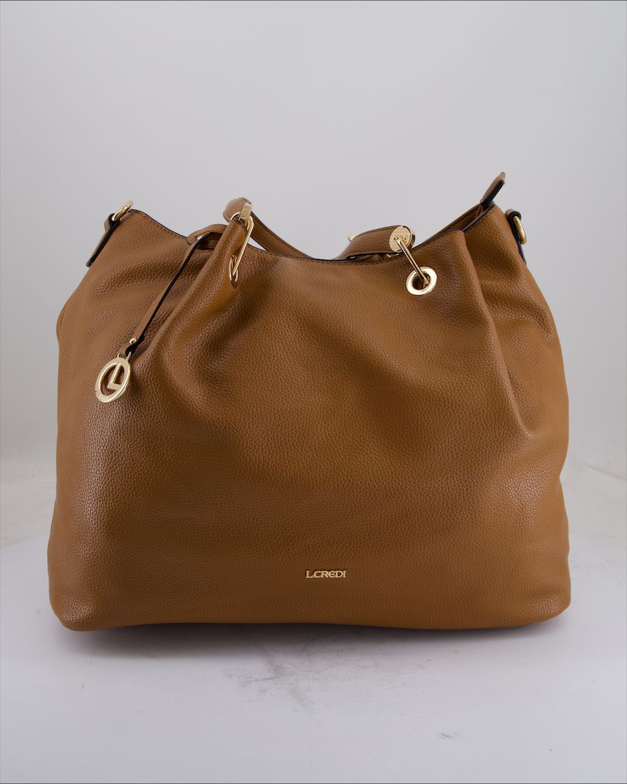 L. Credi Handbags Polyurethane Brown