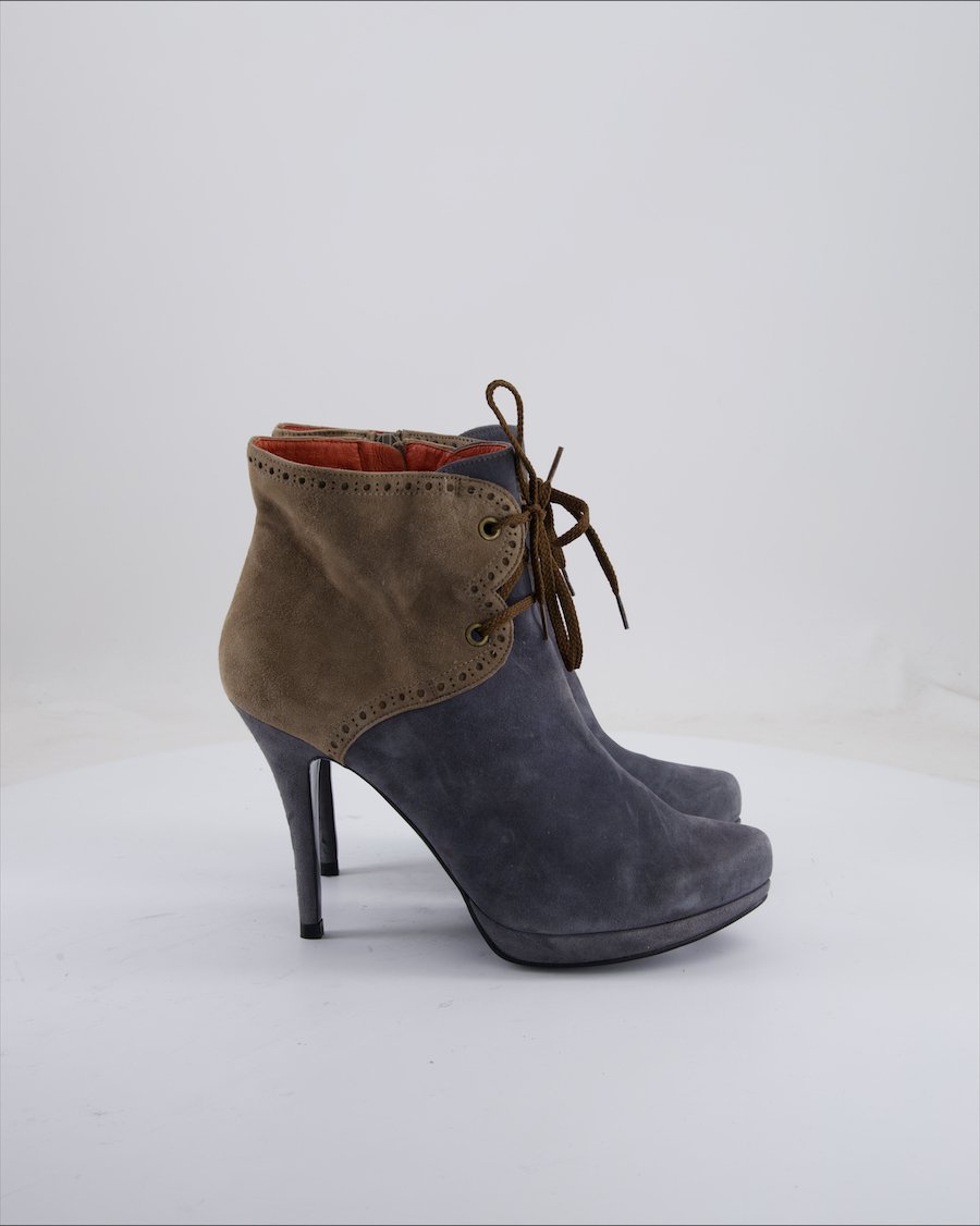 Buffalo Ankle boots Suede Navy 41 EU