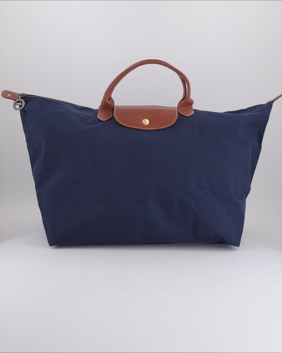 Longchamp Handbags Cloth Blue