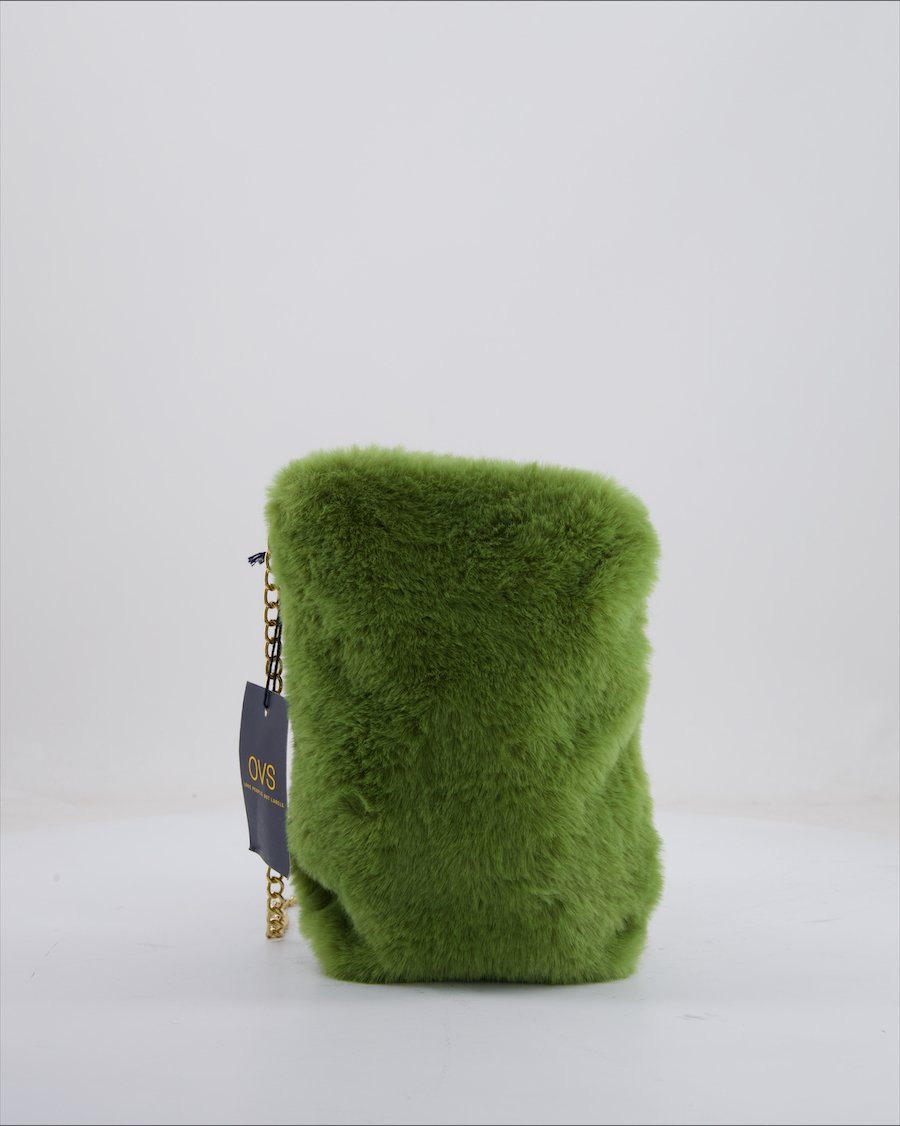 Ovs Bags Faux fur Green