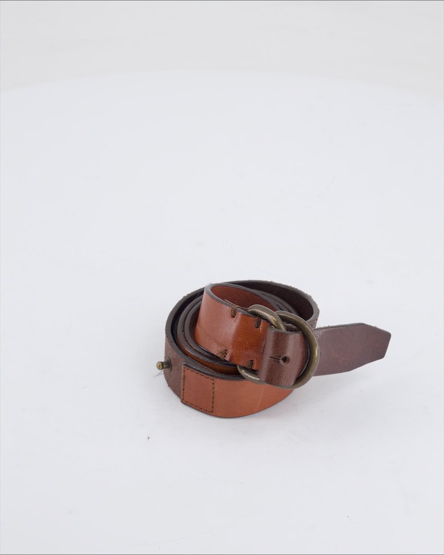 Massimo Dutti Belts Leather Brown 75 cm