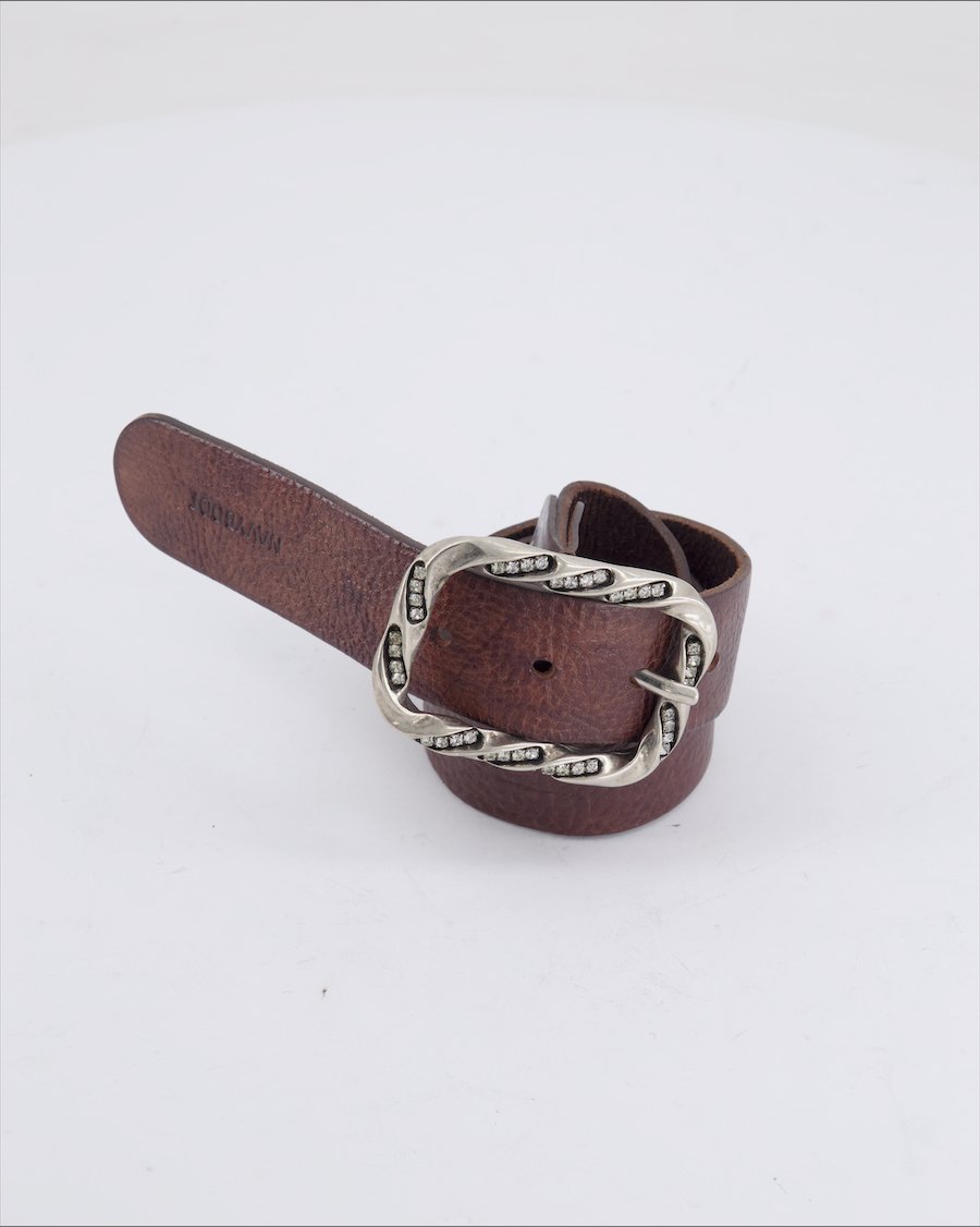 Navyboot Belts Leather Brown 90 cm