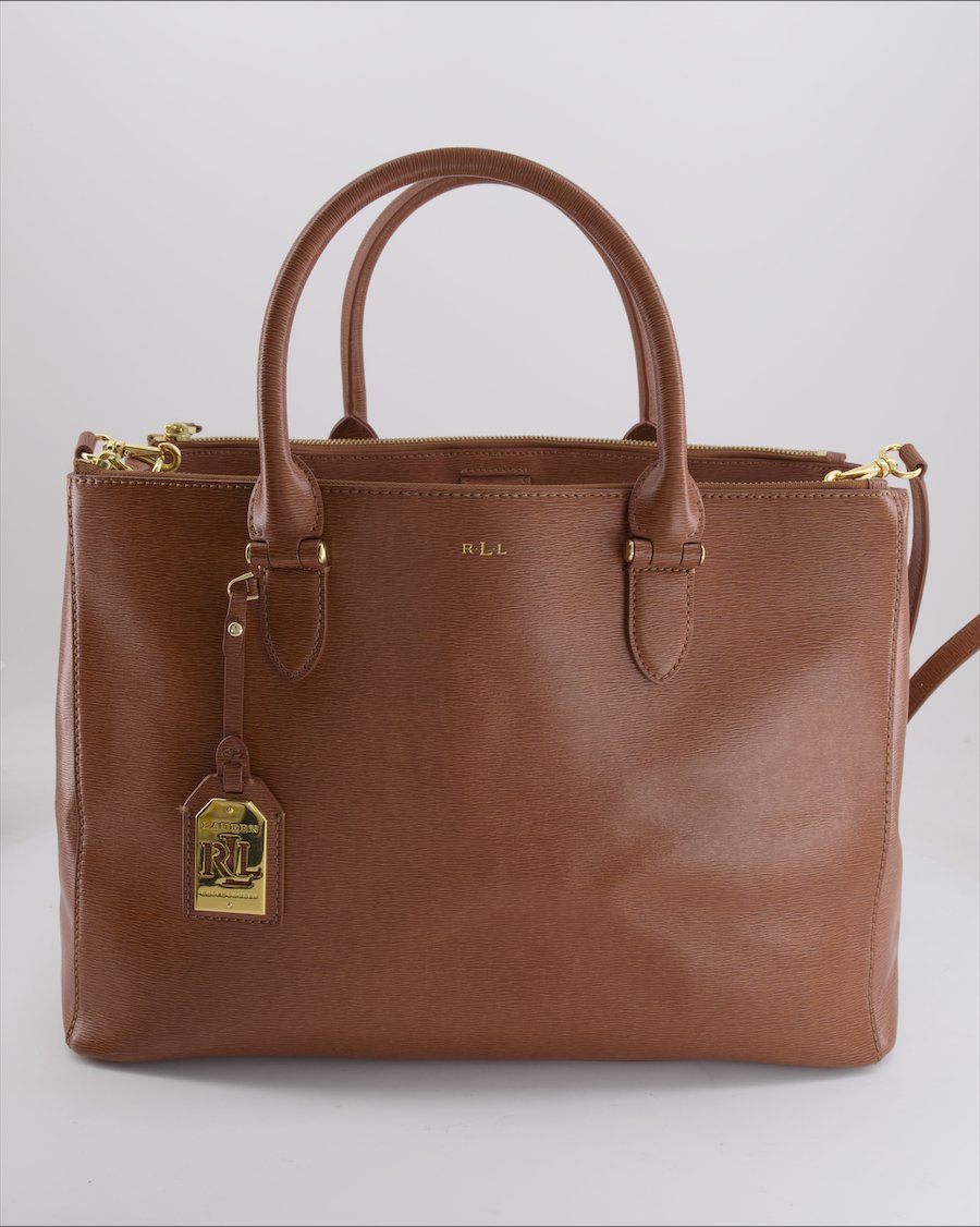 Lauren Ralph Lauren Bags Leather Camel