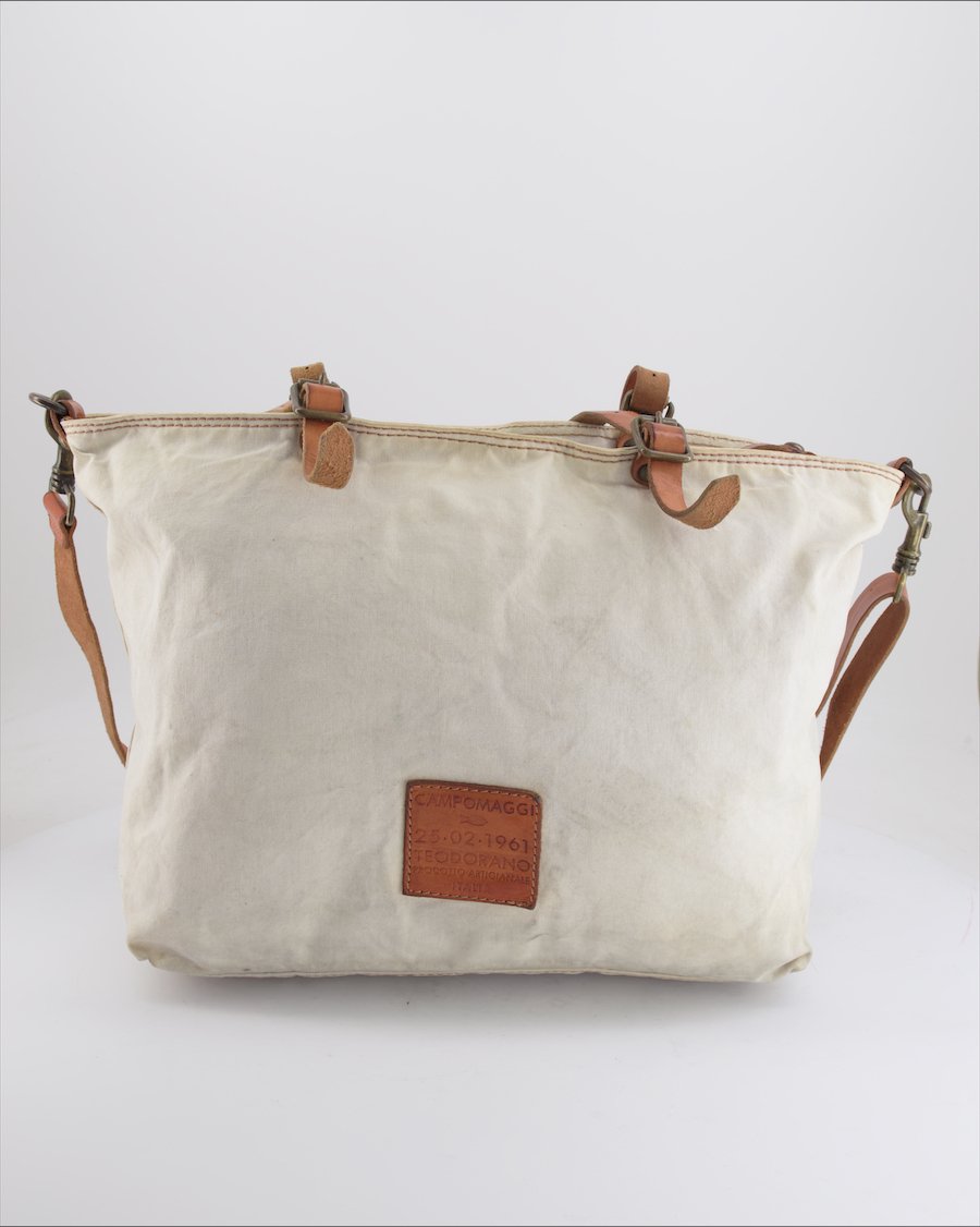 Campomaggi Shoulder bags Cloth Beige