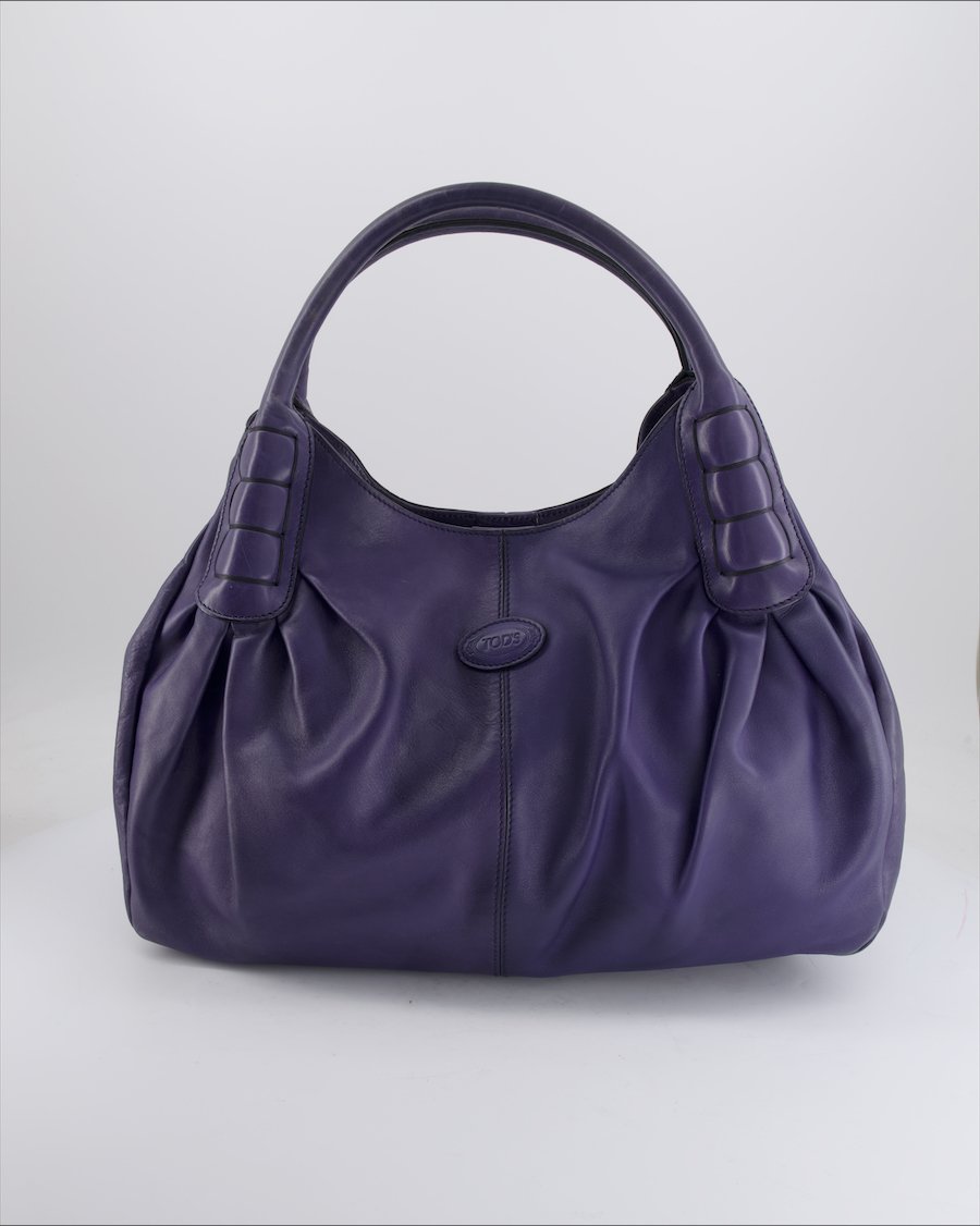 Tod'S Handbags Leather Blue