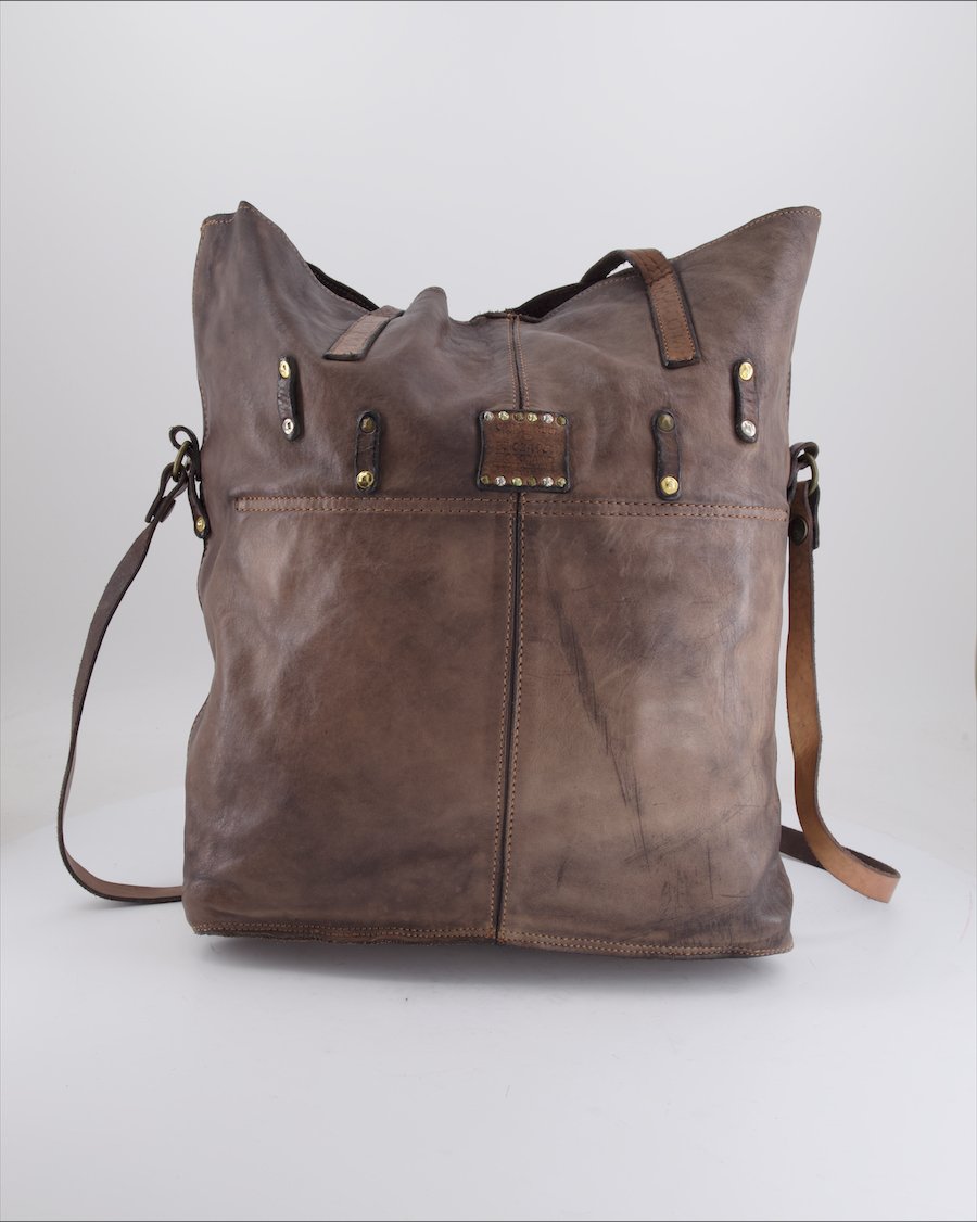 Campomaggi Handbags Leather Anthracite