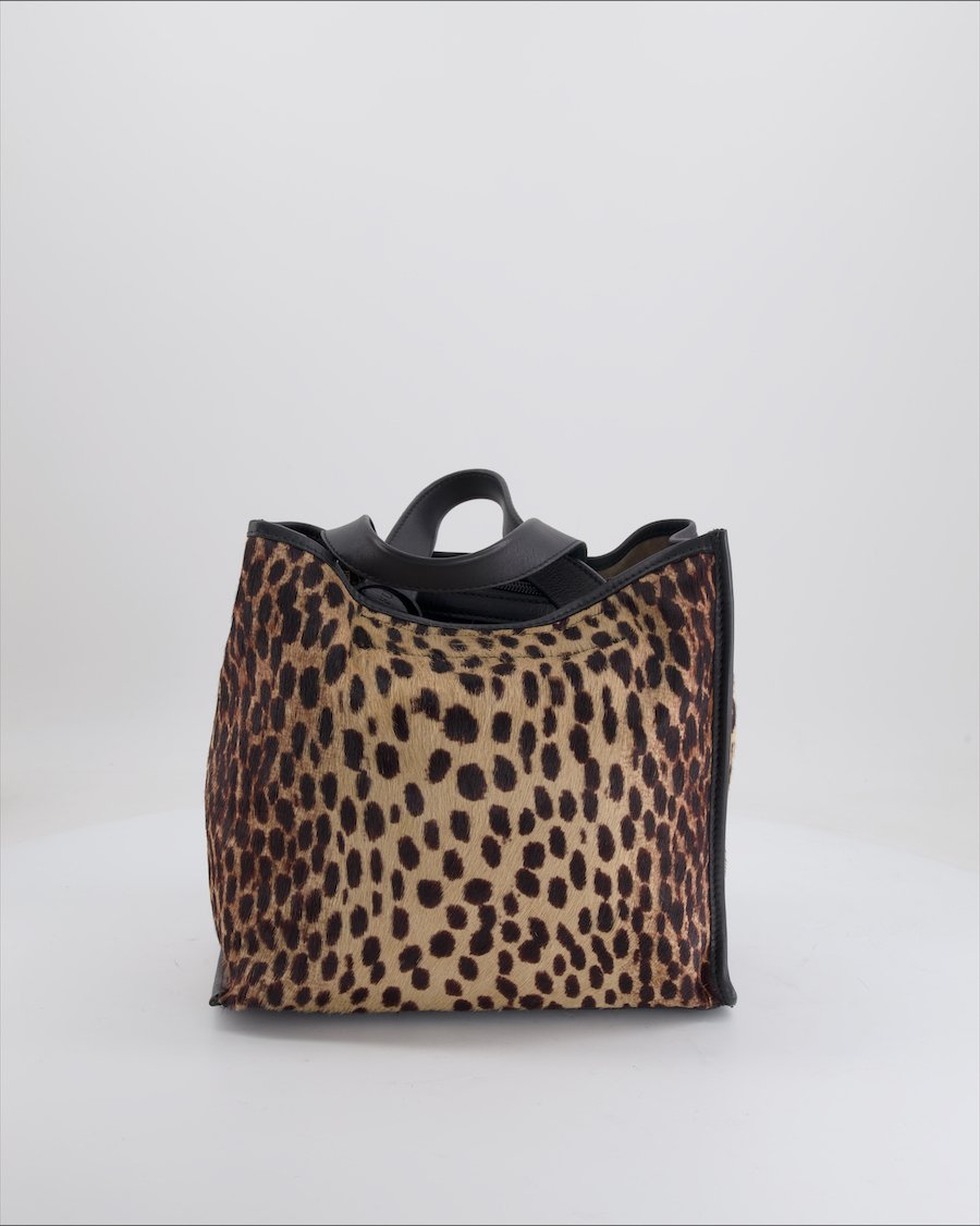 Furla Handbags Faux fur Brown
