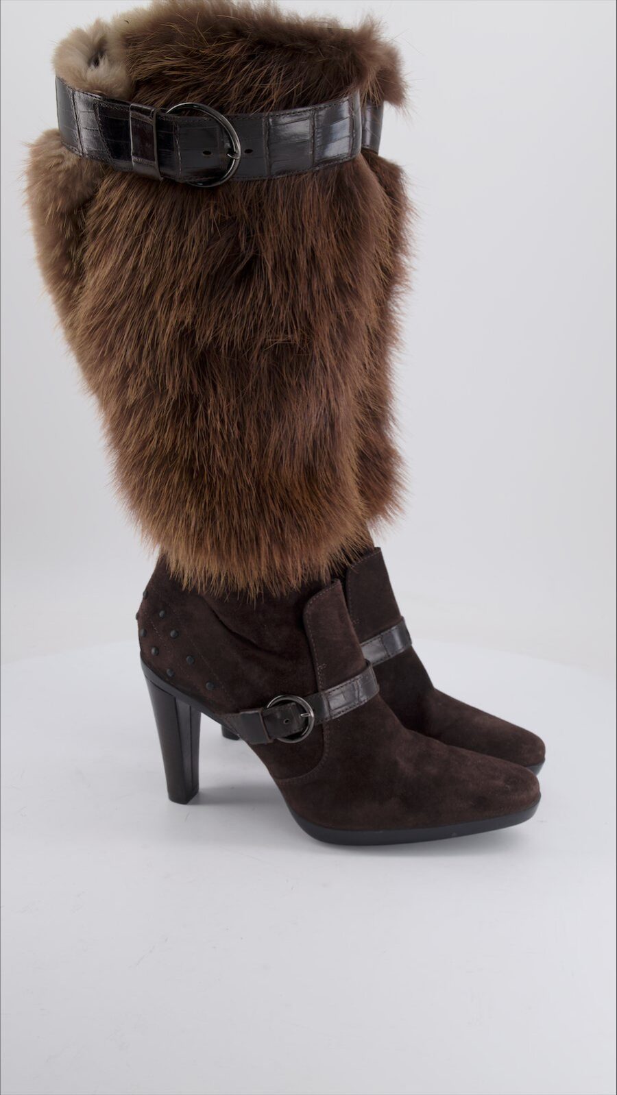 Tod'S Boots Suede Brown 39 EU