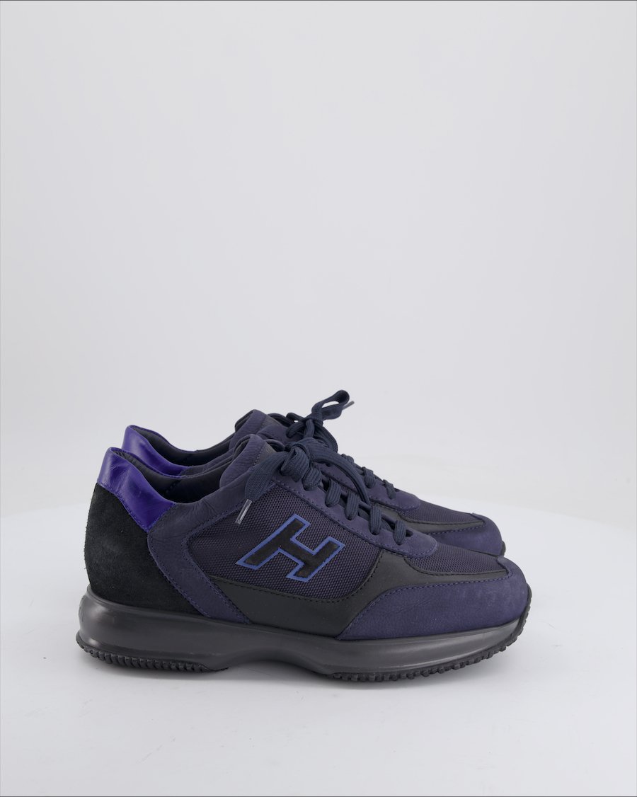 Hogan Trainers Leather Blue 38.5