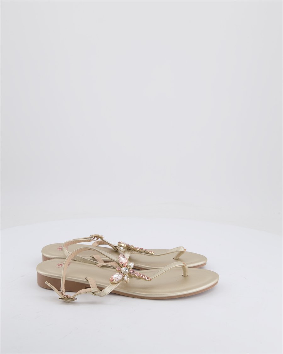 Swish Jeans Sandals Polyurethane Gold 37 EU