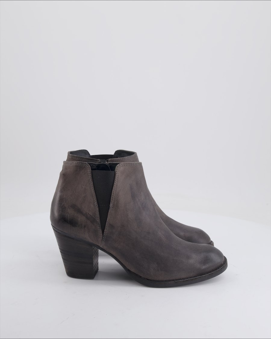 Paul Green Ankle boots Leather Anthracite 36 EU