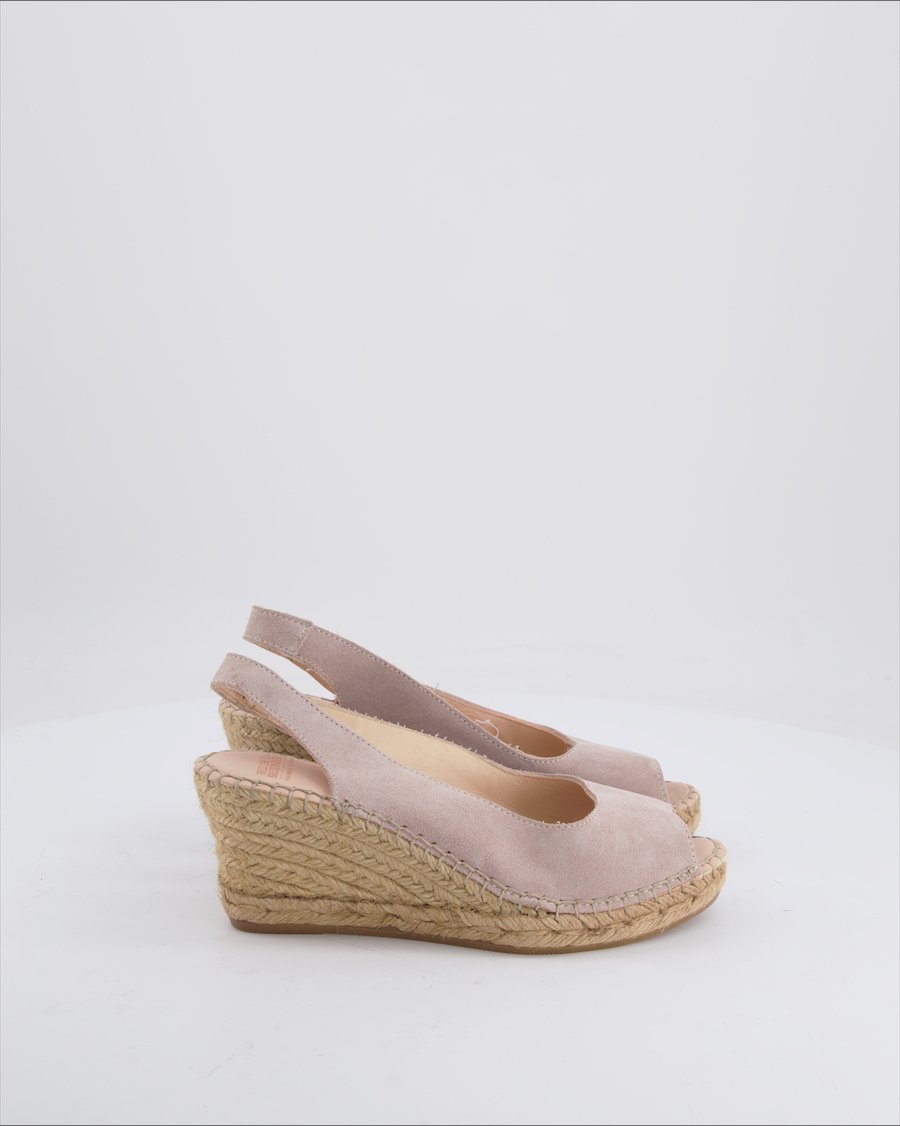 Fred De La Bretoniere Espadrilles Suede Dusty Rose 36 EU